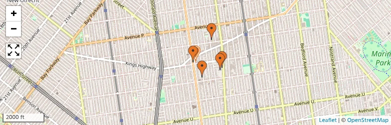 Related schools map