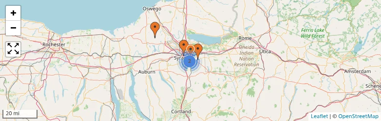 Related schools map