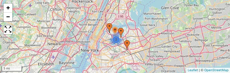 Related schools map
