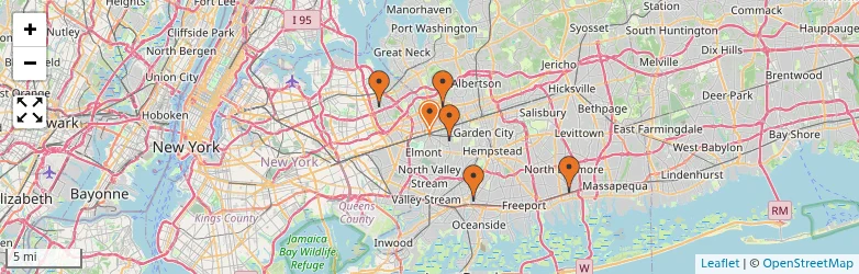 Related schools map