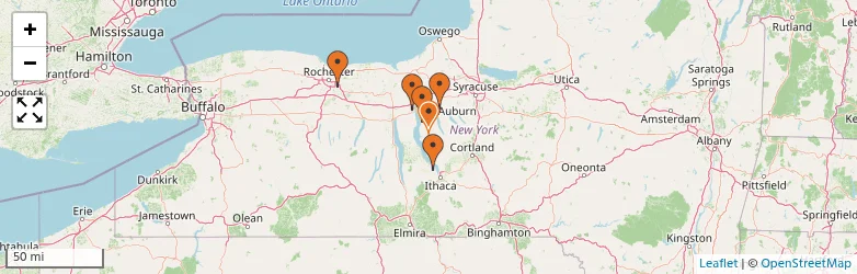 Related schools map