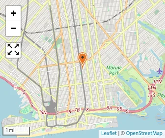 Map of Prospect Park Yeshiva