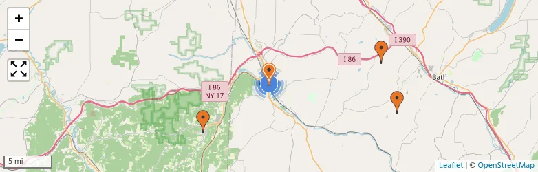 Related schools map