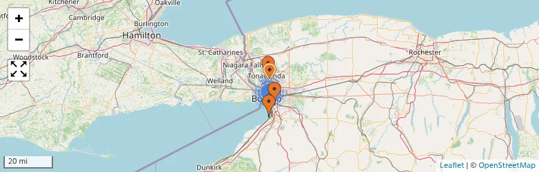 Related schools map
