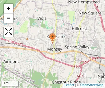 Map of Yeshiva Visnitz School