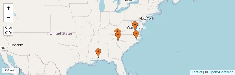 Related schools map