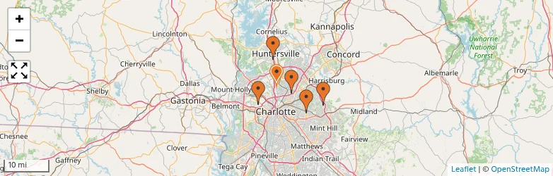 Related schools map