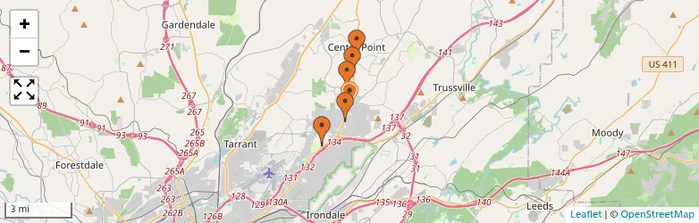 Related schools map