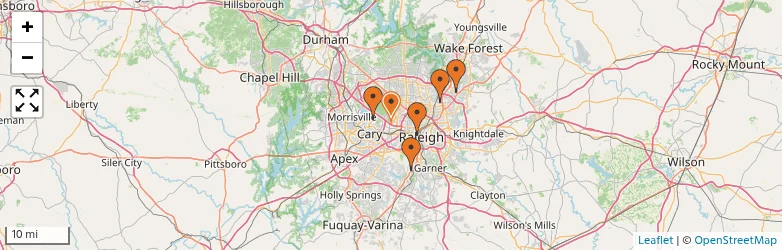 Related schools map