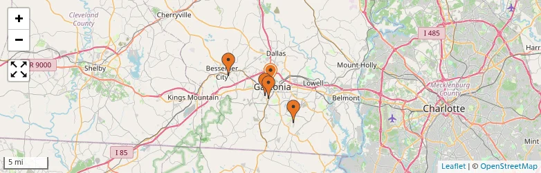 Related schools map