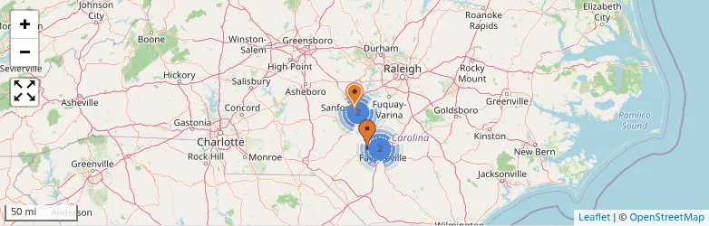 Related schools map