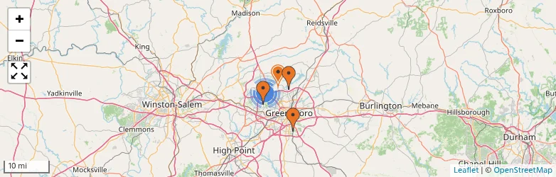 Related schools map