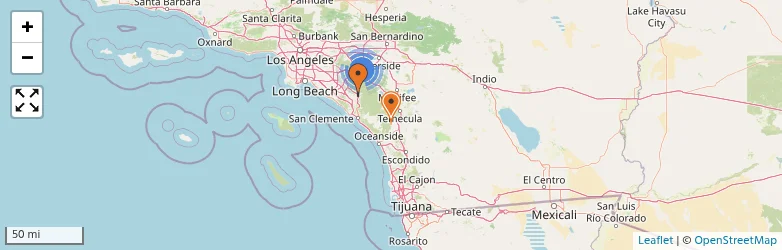 Related schools map