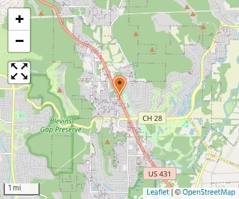 Map of Big Cove Christian Academy
