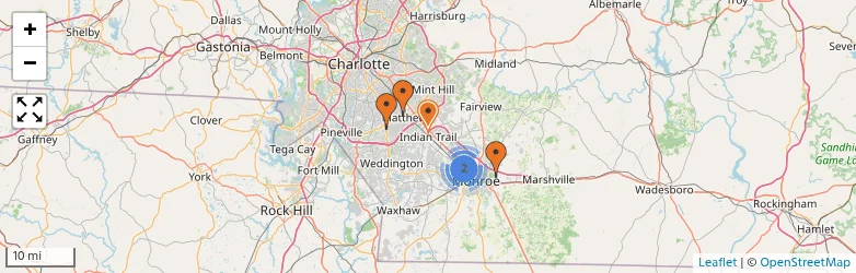 Related schools map