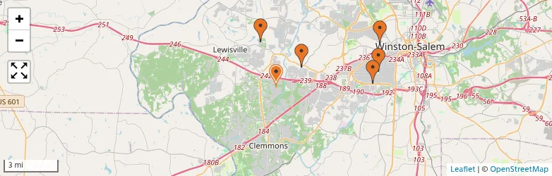 Related schools map
