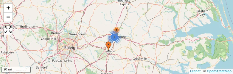 Related schools map