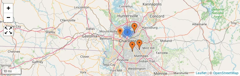 Related schools map