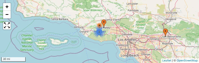 Related schools map