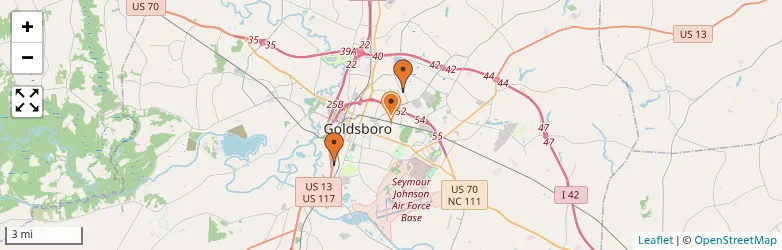 Related schools map