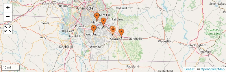 Related schools map