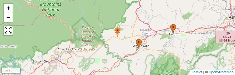 Related schools map