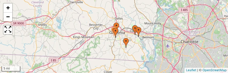 Related schools map