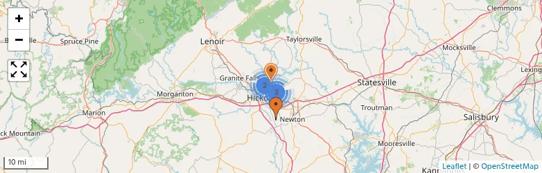 Related schools map