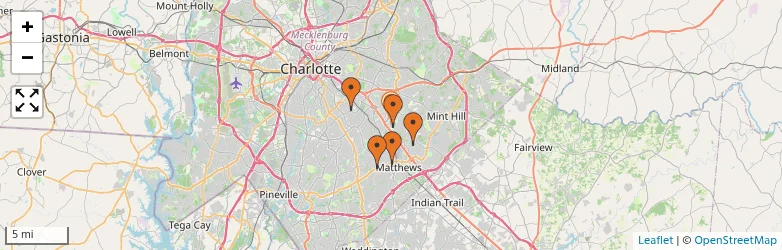 Related schools map