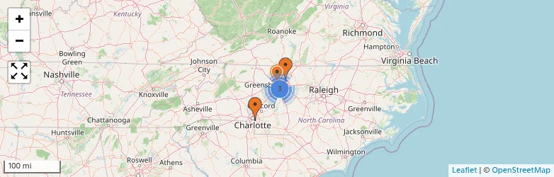Related schools map