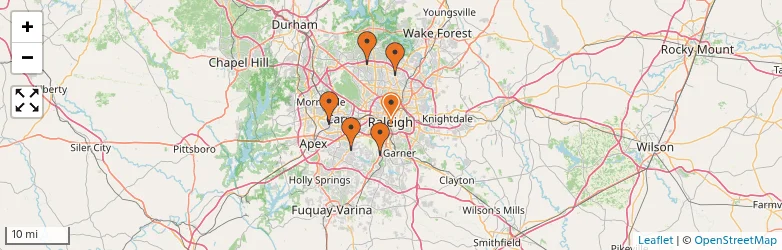 Related schools map