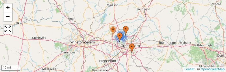 Related schools map