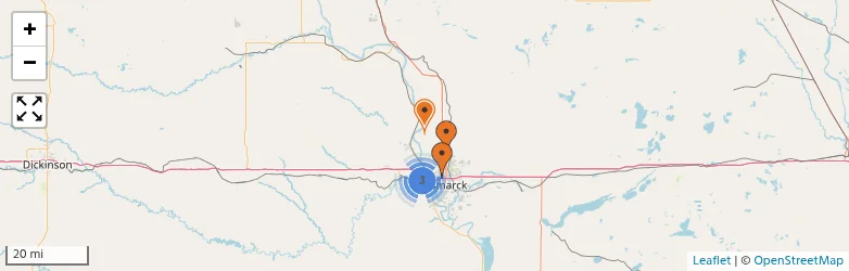 Related schools map
