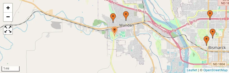Related schools map