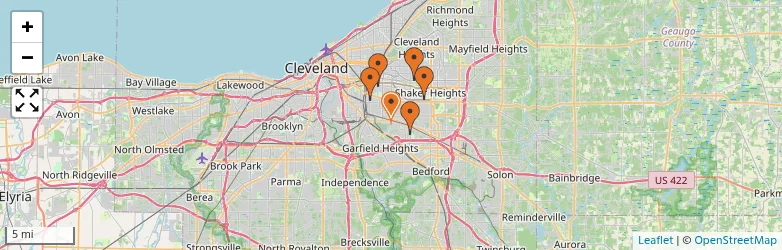 Related schools map