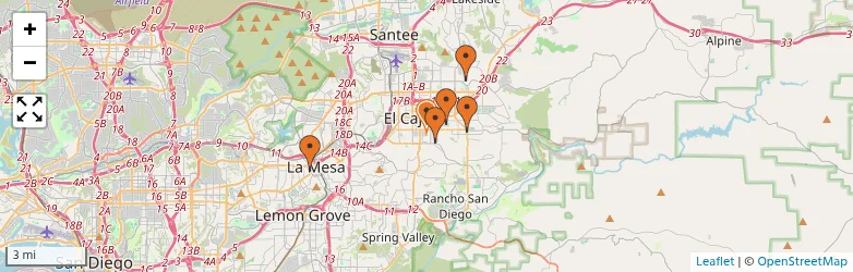Related schools map