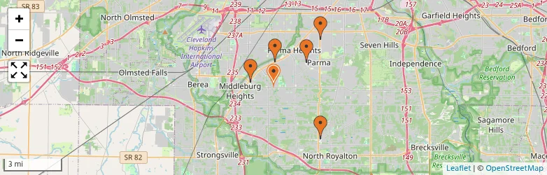 Related schools map