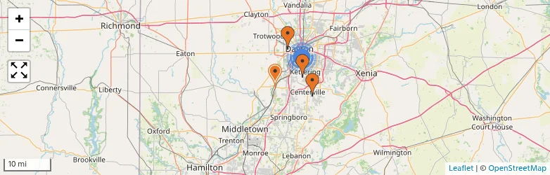 Related schools map