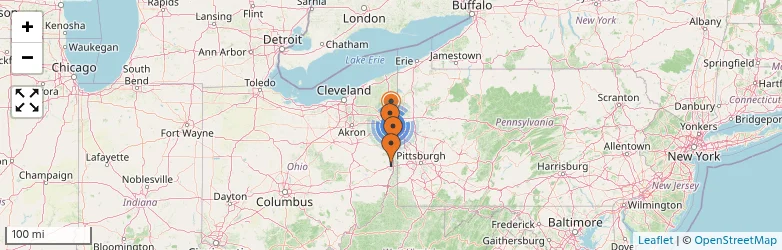 Related schools map