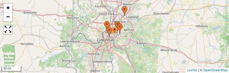 Related schools map