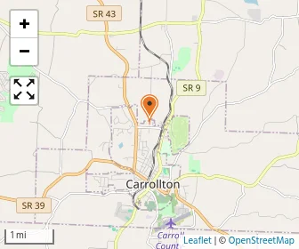 Map of Carroll County Christian Academy