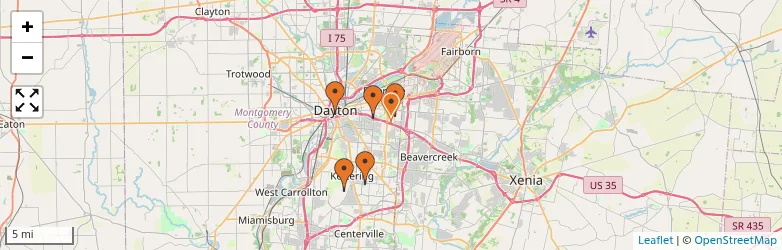 Related schools map