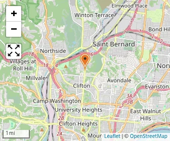 Map of Clifton Christian Academy