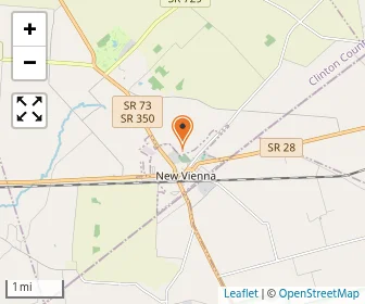 Map of Clinton County Christian School