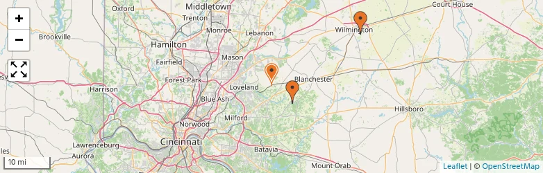 Related schools map