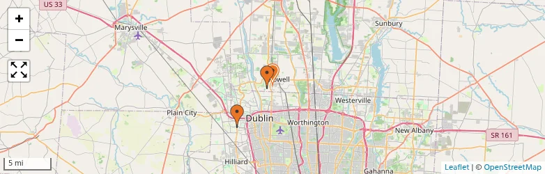 Related schools map