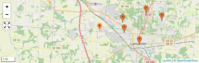Related schools map