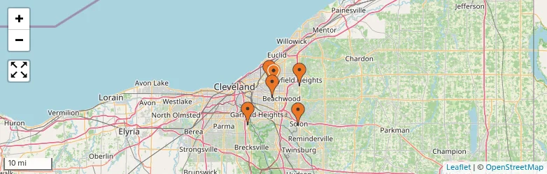 Related schools map