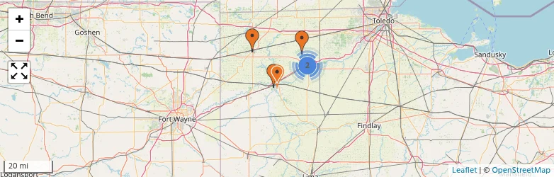 Related schools map