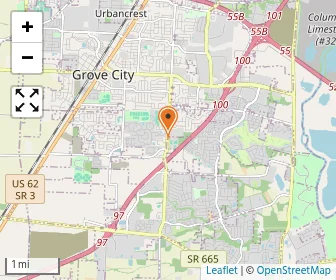 Map of Grove City Christian School